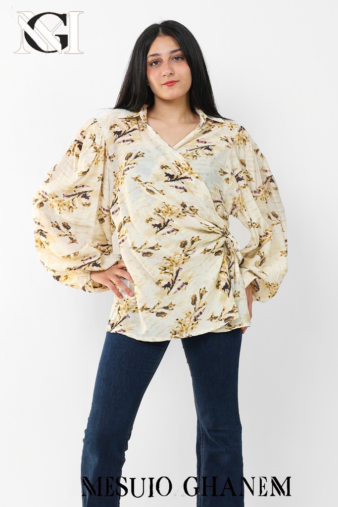 S250141145 بلوزه طويل كم طويل