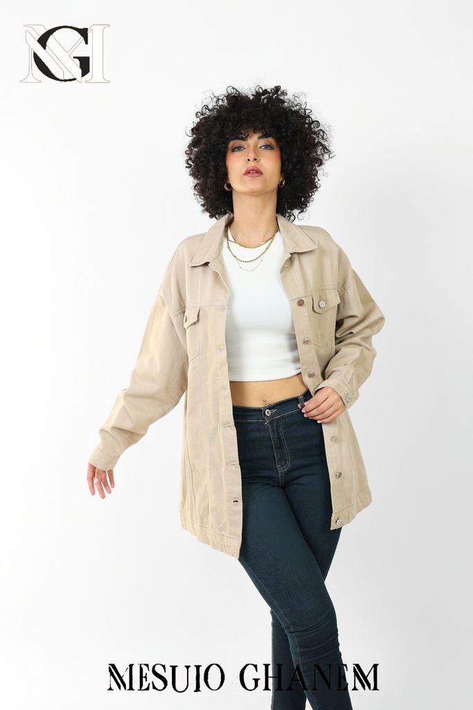 S25012702 جاكت جينز طويل