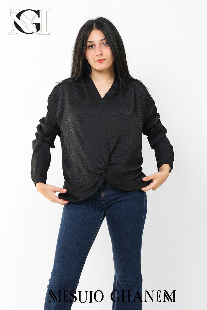 S250251147 بلوزه كم طويل