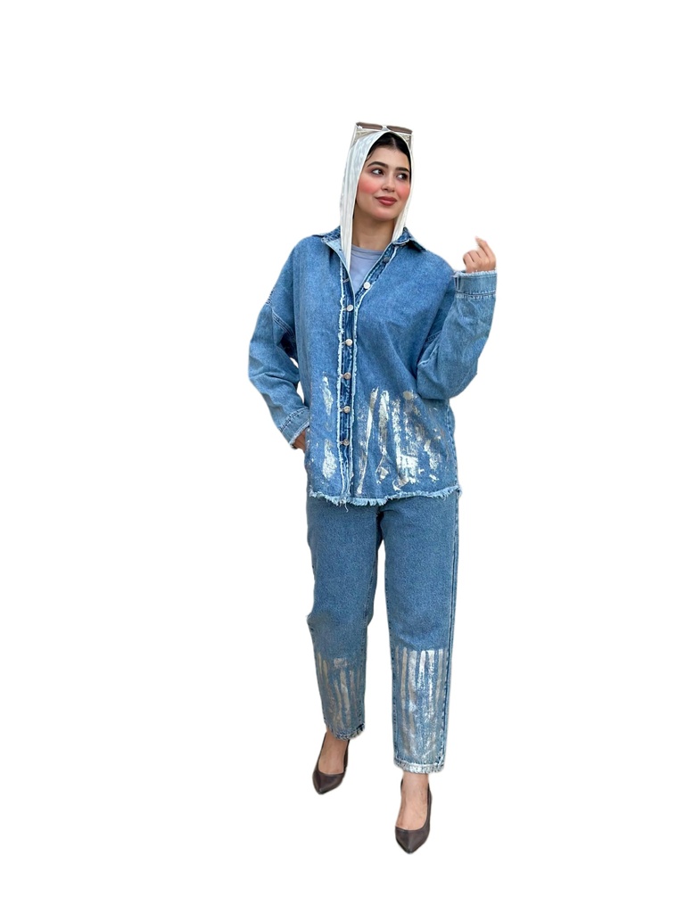 S25012608 جاكت جينز طويل
