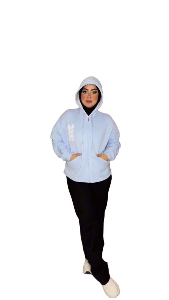 W23086089/2 سويت شيرت هودي قصير