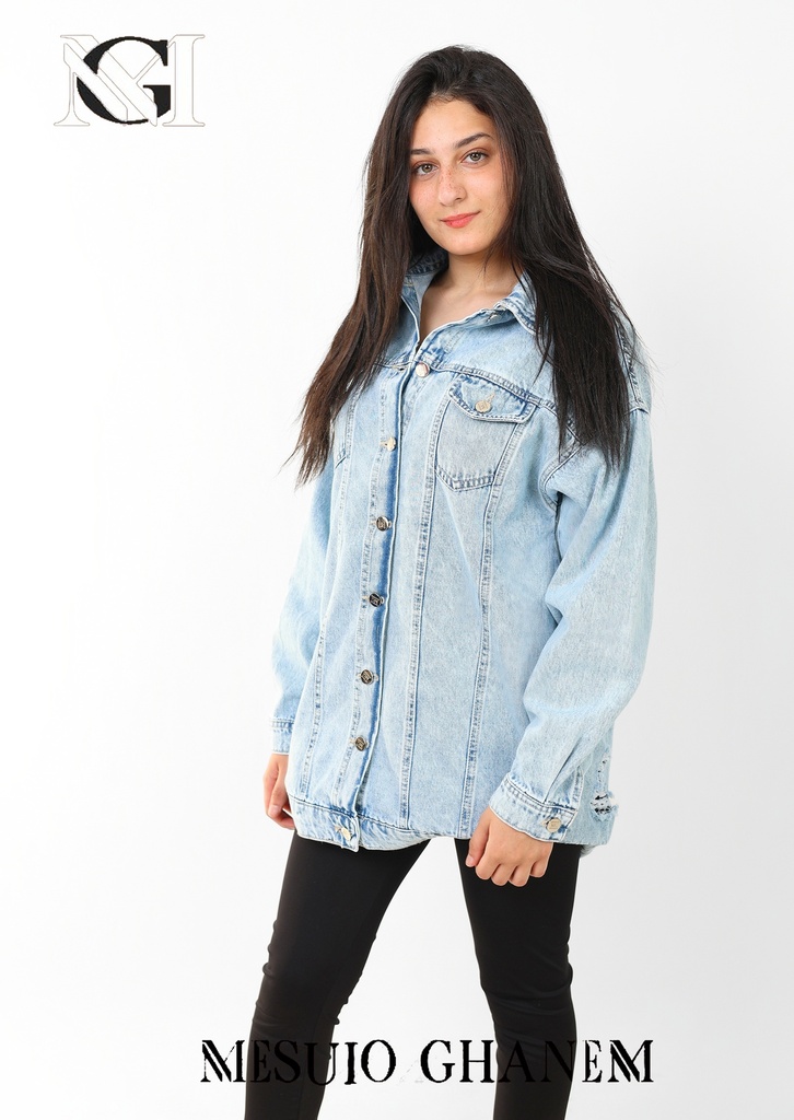 S25012702 جاكت جينز طويل