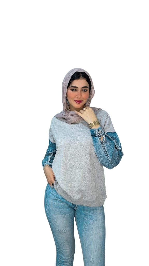 S250160127 سويت شيرت بيزك قصير